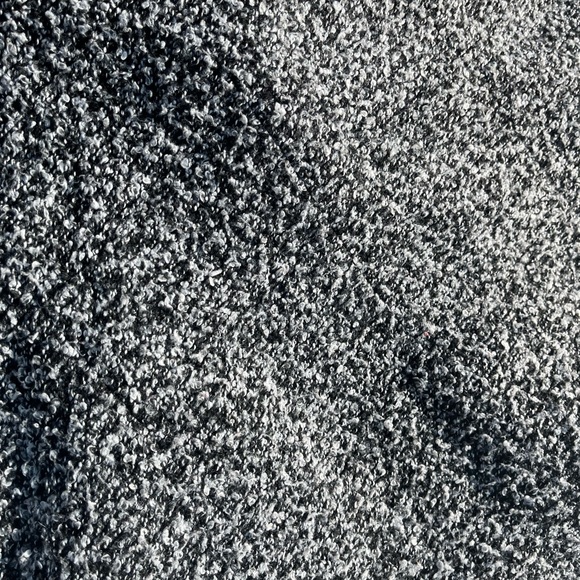 Ambiance size 3XL black and white tweeted collared button up long pea coat - Picture 5 of 7